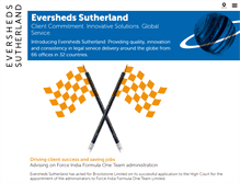 Tablet Screenshot of online.eversheds.com
